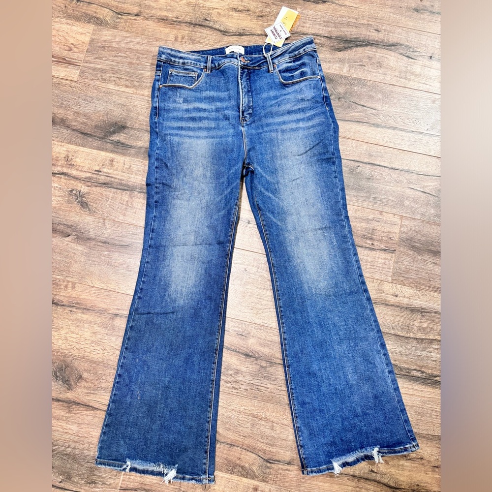 Stylish Blue Flare Women's Jeans